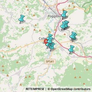 Mappa Strada delle Lellere, 53034 Colle di Val d'Elsa SI, Italia (3.85692)