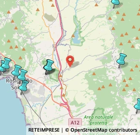 Mappa Via di Poggiberna, 56040 Castellina Marittima PI, Italia (6.07182)