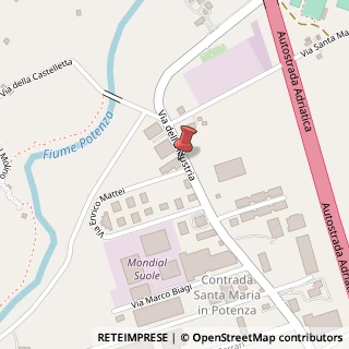 Mappa Via dell'Industria, 16, 62017 Porto Recanati, Macerata (Marche)