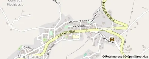 Mappa Montefano