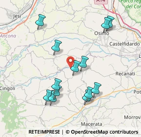 Mappa Contrada Filetti, 62010 Montefano MC, Italia (8.00846)