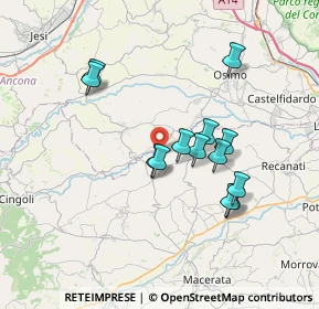 Mappa Contrada Filetti, 62010 Montefano MC, Italia (6.45538)