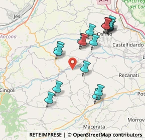 Mappa Contrada Filetti, 62010 Montefano MC, Italia (7.94882)