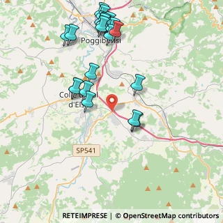 Mappa Strada Provinciale del Castello di Stagg, 53034 Colle di Val D'Elsa SI, Italia (4.7135)