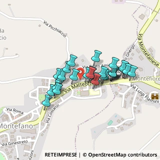 Mappa Via Giacomo Matteotti, 62010 Montefano MC, Italia (0.18)