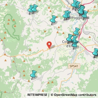 Mappa Via Francesco Guardi, 53034 Colle di Val D'Elsa SI, Italia (6.593)
