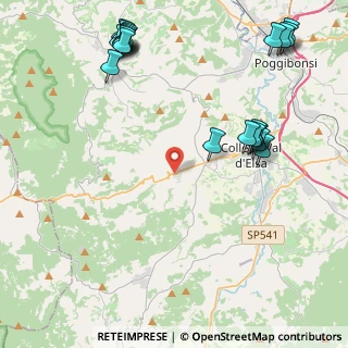 Mappa Via Francesco Guardi, 53034 Colle di Val D'Elsa SI, Italia (5.8055)