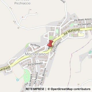 Mappa Via Zara, 18, 62010 Montefano, Macerata (Marche)
