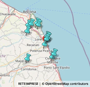 Mappa Via Enrico Mattei, 62017 Porto Recanati MC, Italia (10.2825)