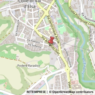 Mappa Via Palestro, 8, 53034 Colle di Val d'Elsa, Siena (Toscana)