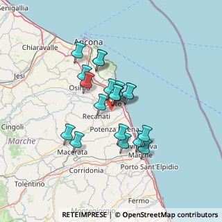Mappa Localita Valdice, 60025 Loreto AN, Italia (10.72895)