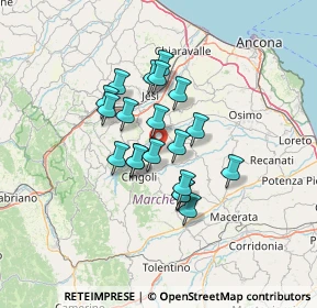 Mappa Via Pettovallone, 62011 Cingoli MC, Italia (10.229)