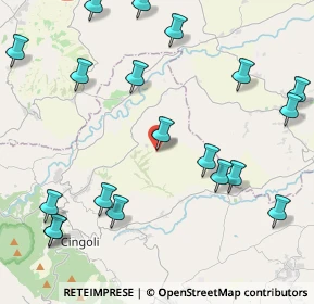 Mappa Via Pettovallone, 62011 Cingoli MC, Italia (5.637)