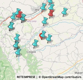 Mappa Via Pettovallone, 62011 Cingoli MC, Italia (9.881)
