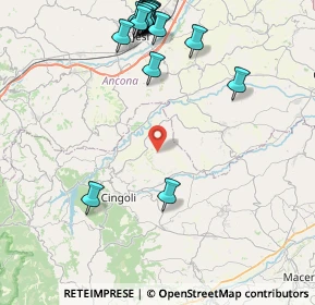 Mappa Via Pettovallone, 62011 Cingoli MC, Italia (11.009)