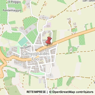 Mappa Via di Campiglia, 10, 53034 Colle di Val d'Elsa, Siena (Toscana)