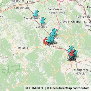 Mappa Via Di Campiglia, 53034 Colle di Val D'Elsa SI, Italia (16.08733)