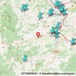 Mappa Via Di Campiglia, 53034 Colle di Val D'Elsa SI, Italia (6.407)