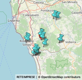 Mappa Via della Repubblica, 56040 Castellina Marittima PI, Italia (10.98467)