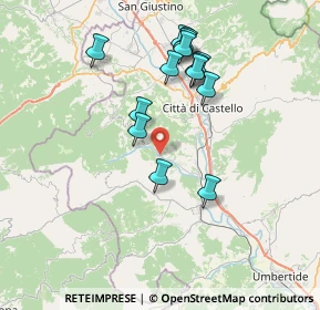 Mappa Via Centrale, 06010 Monte Santa Maria Tiberina PG, Italia (7.23571)