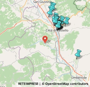 Mappa Via Centrale, 06010 Monte Santa Maria Tiberina PG, Italia (7.9555)