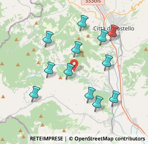 Mappa Via Centrale, 06010 Monte Santa Maria Tiberina PG, Italia (3.87583)