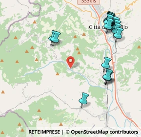 Mappa Via Centrale, 06010 Monte Santa Maria Tiberina PG, Italia (5.3305)