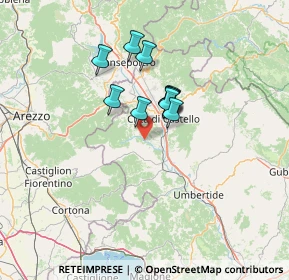 Mappa Via Centrale, 06010 Monte Santa Maria Tiberina PG, Italia (9.13636)