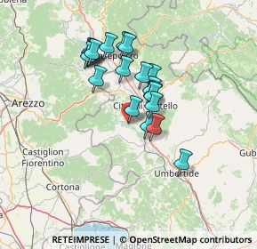 Mappa Via Centrale, 06010 Monte Santa Maria Tiberina PG, Italia (11.6105)