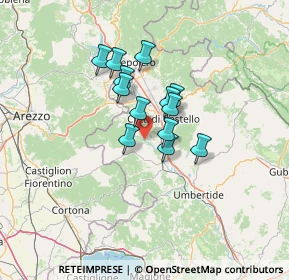 Mappa Via Centrale, 06010 Monte Santa Maria Tiberina PG, Italia (9.34923)