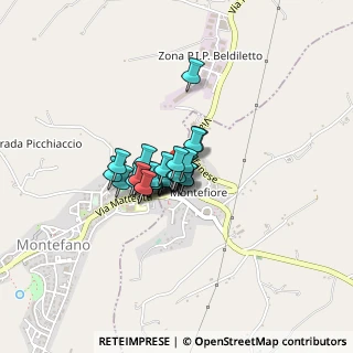 Mappa CAP, 62010 Montefano MC, Italia (0.2)