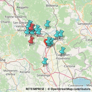 Mappa Via di Campigliano, 52041 Civitella in Val di Chiana AR, Italia (12.5795)
