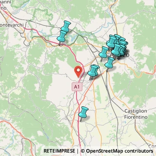 Mappa Via di Campigliano, 52041 Civitella in Val di Chiana AR, Italia (8.9065)