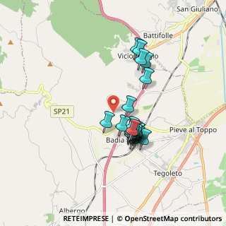 Mappa Via di Campigliano, 52041 Civitella in Val di Chiana AR, Italia (1.474)