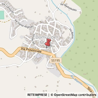 Mappa Via Santa Croce, 29C, 09010 Domus de Maria, Cagliari (Sardegna)