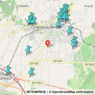 Mappa Via degli Uliveti, 88046 Lamezia Terme CZ, Italia (3.0265)