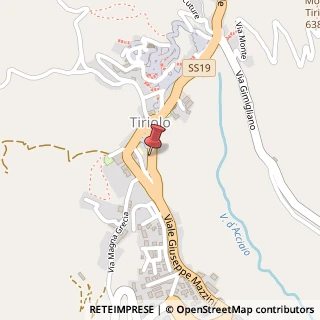 Mappa Viale G. Mazzini, 62, 88056 Tiriolo, Catanzaro (Calabria)