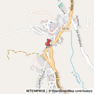 Mappa Via Cigala, 16, 88056 Tiriolo, Catanzaro (Calabria)