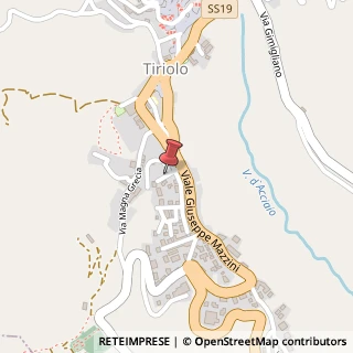 Mappa Via Achille Grandi, 33, 88056 Tiriolo, Catanzaro (Calabria)