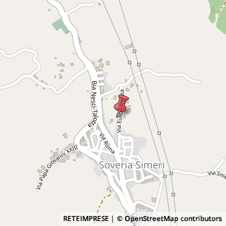 Mappa Via europa, 88050 Soveria Simeri, Catanzaro (Calabria)