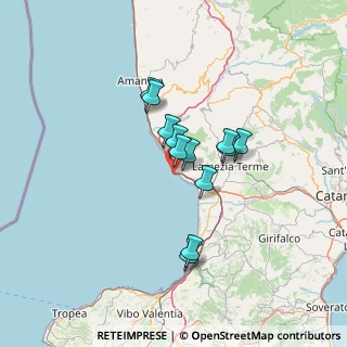 Mappa SS 18 Tirrena Inferiore, 88040 Gizzeria CZ, Italia (10.6575)