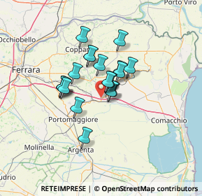 Mappa Strada Zerbina, 44027 Migliarino FE, Italia (9.0915)