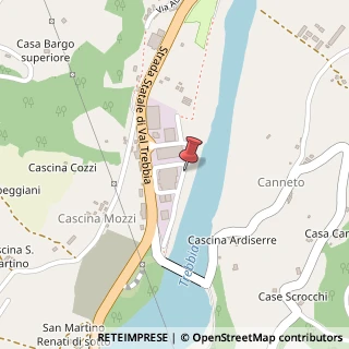 Mappa Via del Lavoro, 4, 29022 Bobbio, Piacenza (Emilia Romagna)