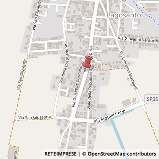 Mappa Via Spina, 166, 44023 Lagosanto, Ferrara (Emilia Romagna)