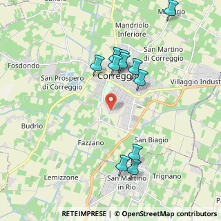 Mappa Via Felice Finzi, 42015 Correggio RE, Italia (2.01545)