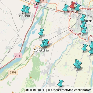 Mappa SS 62 - Tangenziale di Collecchio, 43044 Collecchio PR (6.2615)
