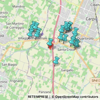 Mappa Via Vittorio Carrobbio, 41012 Carpi MO, Italia (1.8005)