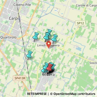 Mappa Via Unità d'Italia, 41010 Limidi MO, Italia (1.8875)