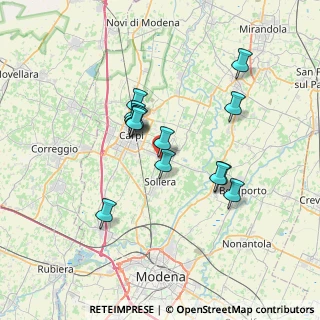 Mappa Via Unità d'Italia, 41010 Limidi MO, Italia (5.87571)