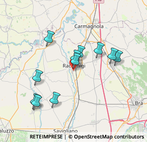 Mappa Via Nitti, 12035 Racconigi CN, Italia (6.87636)